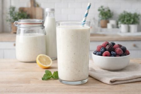 Receta Gatimi me Kefir - Receta të Shëndetshme dhe të Detajuara - nga edesia.al  - kefir smoothie