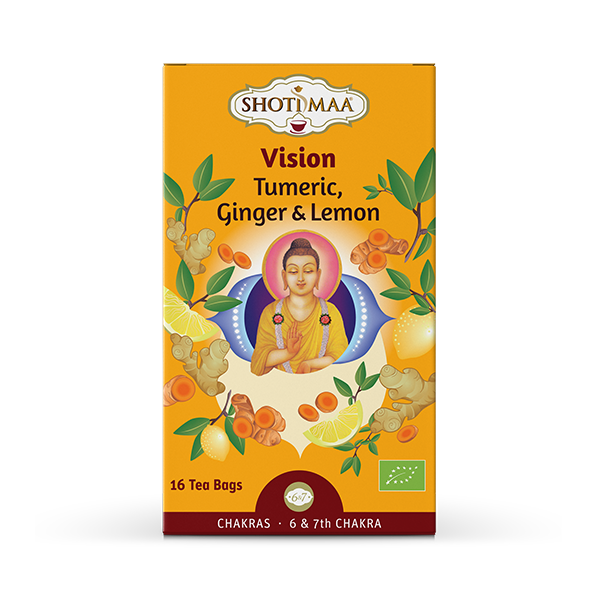 Caj per Qartesi Mendore Chakra Vision – Turmerik & Ginger