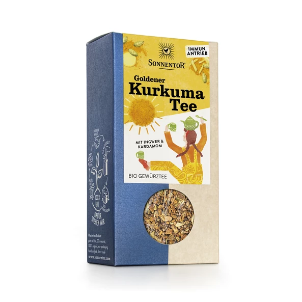 Çaj Turmeric Bio 120g Caj Turmeric Bio (Golden Turmeric Tea) – Antiinflamator Natyral - Image 1