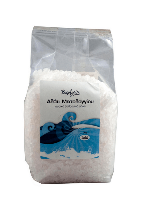 Coarse Sea Salt from Messologi 1kg Kripë Deti e Trashë - Image 1