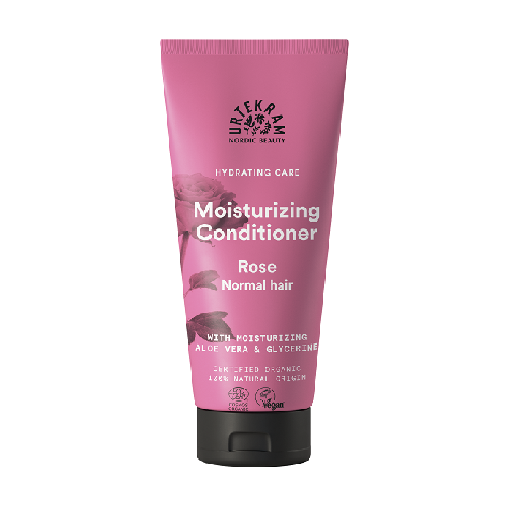 Rose Moisturizing Conditioner Balsam Trëndafili Bio Urtekram | Hidratues për Flokë Normalë - Image 1