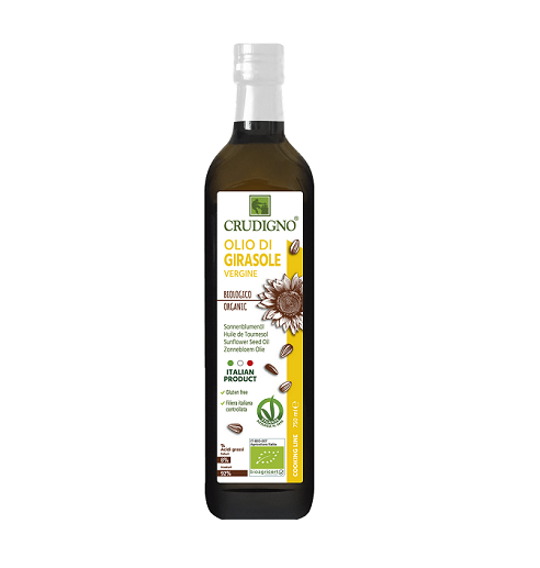 Vaj lule dielli Vaj Luledielli Bio Crudigno 750ml – I Presuar ne te Ftohte - Image 1