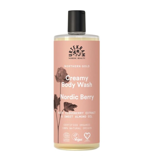 shower ge; nordic berry Shower Gel Aloe Vera Bio me Cloudberry 500ml - Image 1