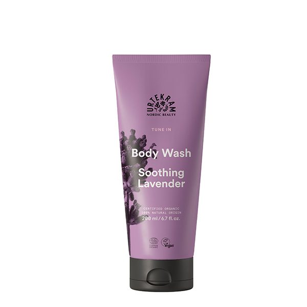 soothing-lavender-body-wash-organicland Shower Gel Lavender Bio 200ml - Image 1