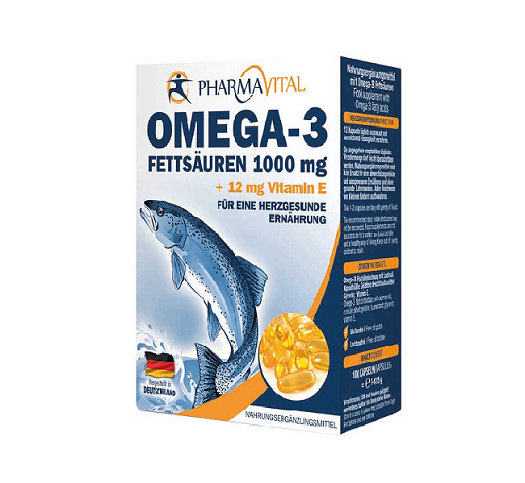 vaj peshku Vaj Peshku Omega 3 + Vit E – 1000mg - Image 1