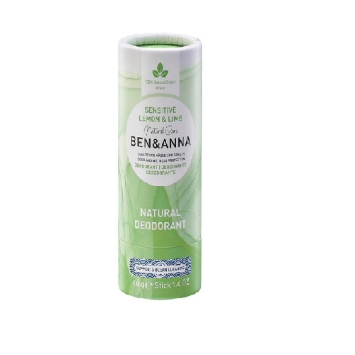 Deodorant-Stick-Lemon-Lime-BA-40gr.jpg Deodorant Natyral Lemon Lime Ben & Anna - Image 1