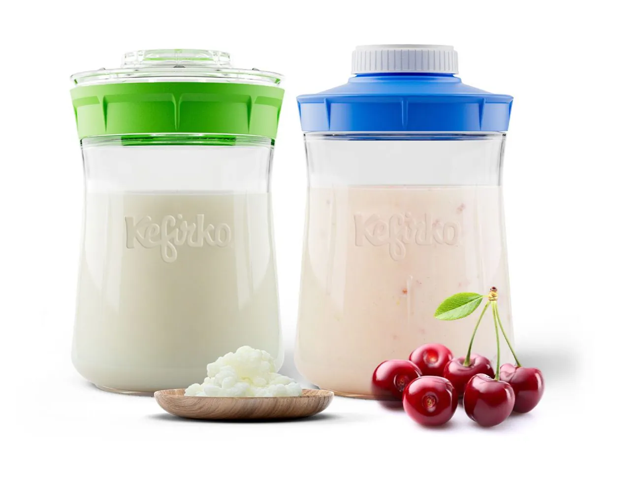 Kefir-Fermenter-Second-Fermentation--1300x975 Set Fermentimi Kefiri | Enë Kefiri + Shishe Fermentimi 900ml - Image 1