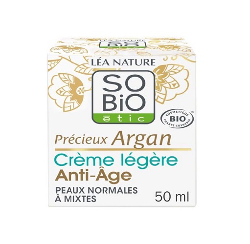 Krem Dite Argan Light SO'BiO Étic 50ml Krem Dite Argan Light SO'BiO Étic 50ml