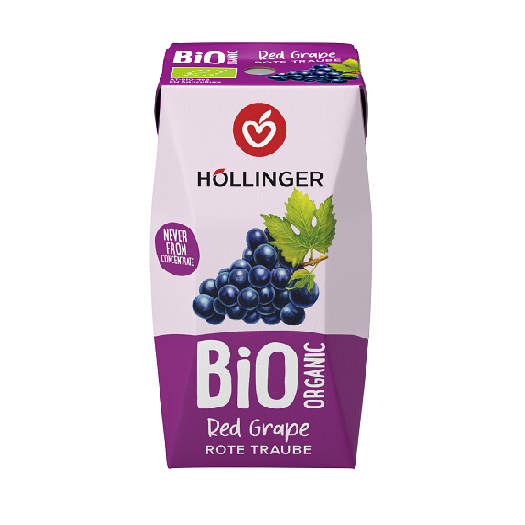 Red Grape Juice Lëng Rrushi të Kuq Bio 200ml | Hollinger - Image 1