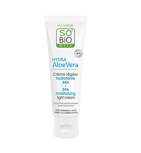 Krem Hidratues 24 Orë SO'BiO Étic Light me Aloe Vera Bio 50ml Krem Hidratues 24 Orë SO'BiO Étic Light me Aloe Vera Bio 50ml