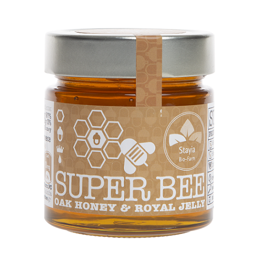 Mjaltë Lisi me Qumësht Blete 260g SuperBee Stayia Farm