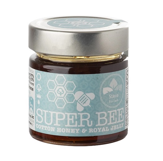 Mjaltë Pambuku me Qumësht Blete 260g SuperBee Stayia Farm