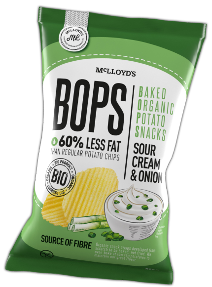 Potato Chips Çipsa Patate Bio me Krem Kosi dhe Qepë 85g - Image 1