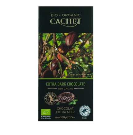 Çokollatë e Zezë 85% Kakao 100g | Cachet