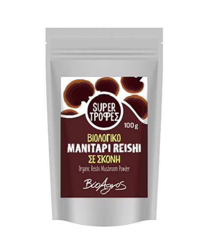 Reishi Bio Pluhur 100g – superushqim organik nga kërpudha Reishi