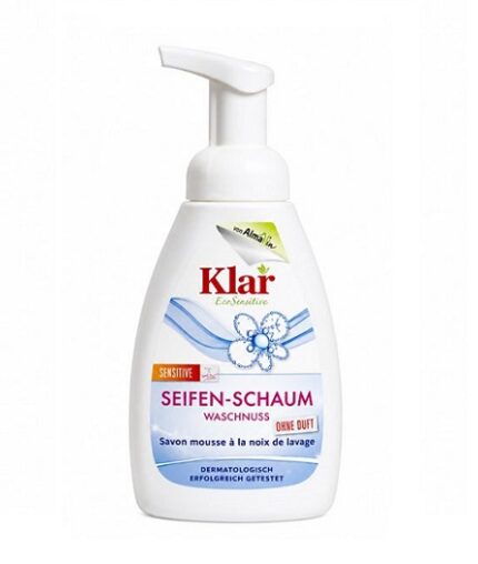 Shkumë Sapuni Bio pa Aromë 240ml Klar EcoSensitive